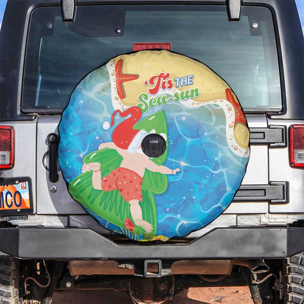 Christmas In Hawaii Spare Tire Cover Tis The Sea Sun