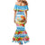 Personalised Hawaii Funny Thanksgiving Family Matching Mermaid Dress and Hawaiian Shirt Thankful From The Beach
