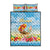 Hawaii Funny Thanksgiving Quilt Bed Set Thankful From The Beach