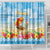 Hawaii Funny Thanksgiving Shower Curtain Thankful From The Beach