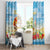 Hawaii Funny Thanksgiving Window Curtain Thankful From The Beach