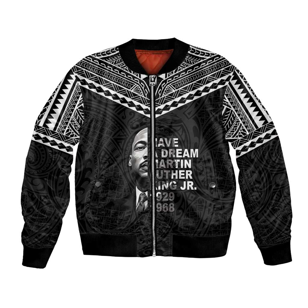 American Samoa MLK Day Bomber Jacket Polynesian Style