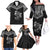 American Samoa MLK Day Family Matching Off The Shoulder Long Sleeve Dress and Hawaiian Shirt Polynesian Style