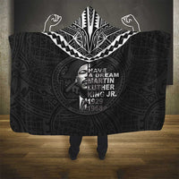 American Samoa MLK Day Hooded Blanket Polynesian Style