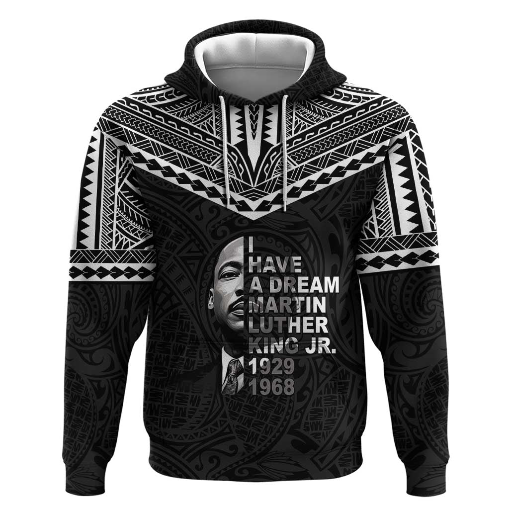 American Samoa MLK Day Hoodie Polynesian Style