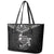 American Samoa MLK Day Leather Tote Bag Polynesian Style