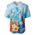 Polynesia Humpback Whale Baseball Jersey Ocean Style