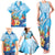 Polynesia Humpback Whale Family Matching Tank Maxi Dress and Hawaiian Shirt Ocean Style