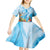 Polynesia Humpback Whale Kid Short Sleeve Dress Ocean Style