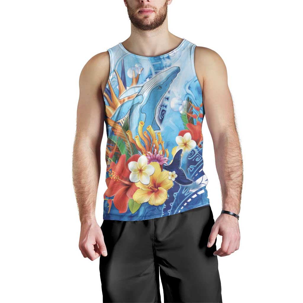 Polynesia Humpback Whale Men Tank Top Ocean Style