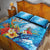 Polynesia Humpback Whale Quilt Bed Set Ocean Style