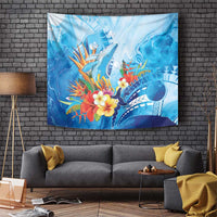 Polynesia Humpback Whale Tapestry Ocean Style