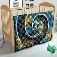 New Zealand Tui Bird Quilt Maori Koru With Kowhai Flowers