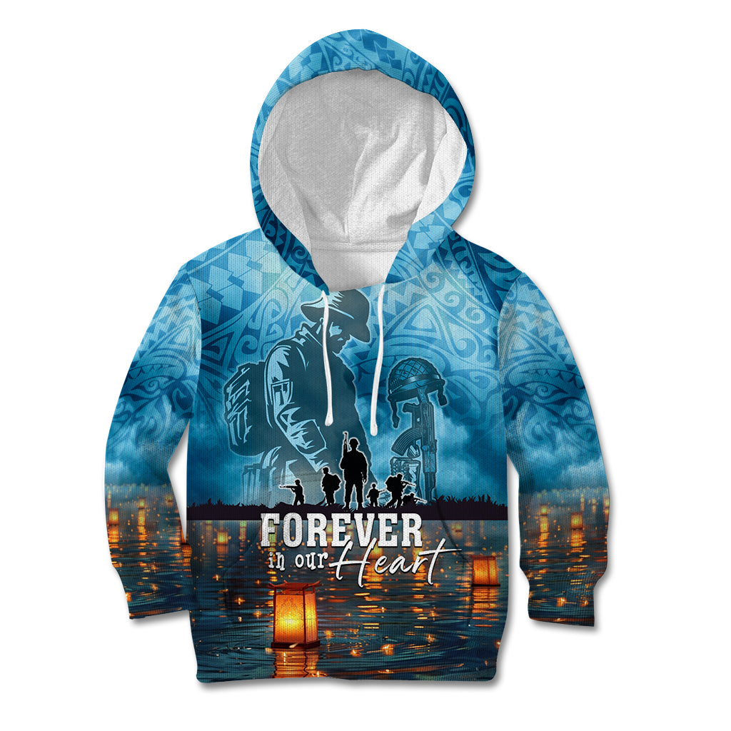 Hawaii Memorial Day Lantern Floating Kid Hoodie Always In Our Hearts