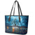 Hawaii Memorial Day Lantern Floating Leather Tote Bag Always In Our Hearts