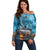 Hawaii Memorial Day Lantern Floating Off Shoulder Sweater Always In Our Hearts