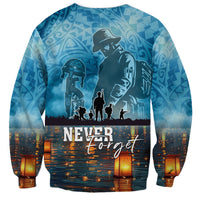 Hawaii Memorial Day Lantern Floating Sweatshirt Always In Our Hearts