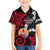 Tahiti Heiva Festival Hawaiian Shirt Floral Pattern With Coat Of Arms