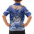 Marshall Islands Jemenei Day Family Matching Off The Shoulder Long Sleeve Dress and Hawaiian Shirt Polynesian Tribal Tattoo Seashell Necklace