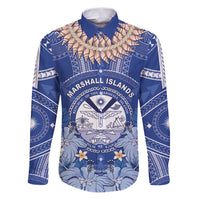 Marshall Islands Jemenei Day Family Matching Puletasi and Hawaiian Shirt Polynesian Tribal Tattoo Seashell Necklace