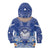 Marshall Islands Jemenei Day Kid Hoodie Polynesian Tribal Tattoo Seashell Necklace