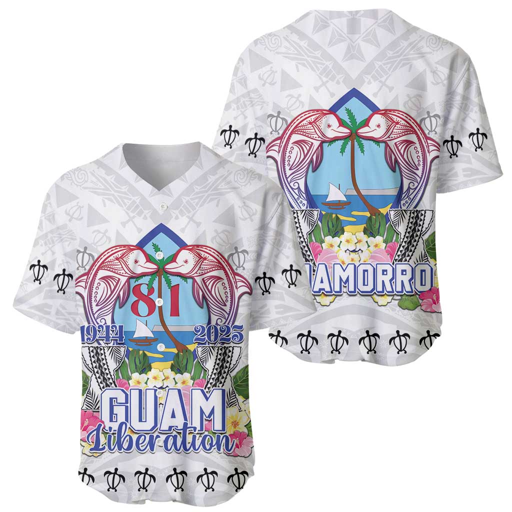Guam Chamorro Liberation Day Baseball Jersey 81st Anniversary LT05