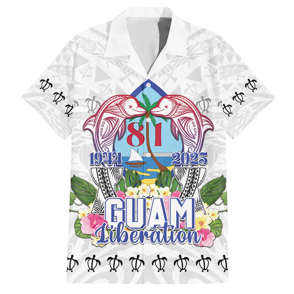 Guam Chamorro Liberation Day Family Matching Long Sleeve Bodycon Dress and Hawaiian Shirt 81st Anniversary LT05