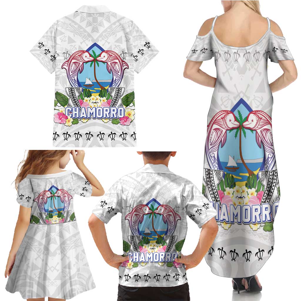 Guam Chamorro Liberation Day Family Matching Summer Maxi Dress and Hawaiian Shirt 81st Anniversary LT05