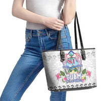 Guam Chamorro Liberation Day Leather Tote Bag 81st Anniversary LT05