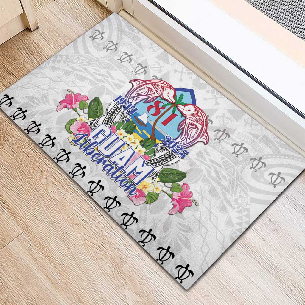 Guam Chamorro Liberation Day Rubber Doormat 81st Anniversary LT05