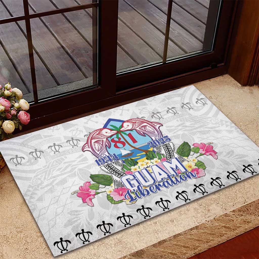 Guam Chamorro Liberation Day Rubber Doormat 81st Anniversary LT05
