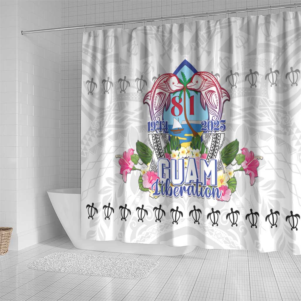 Guam Chamorro Liberation Day Shower Curtain 81st Anniversary LT05