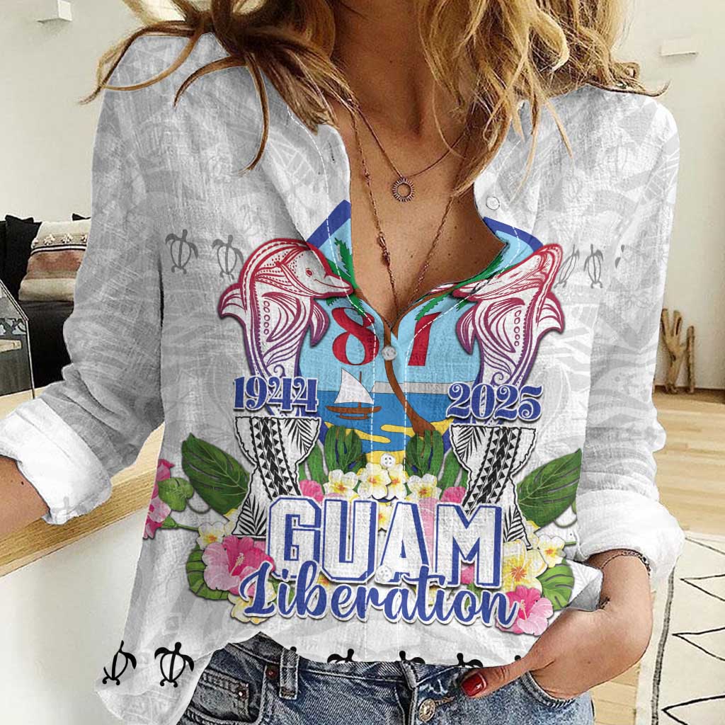 Guam Chamorro Liberation Day Women Casual Shirt 81st Anniversary LT05