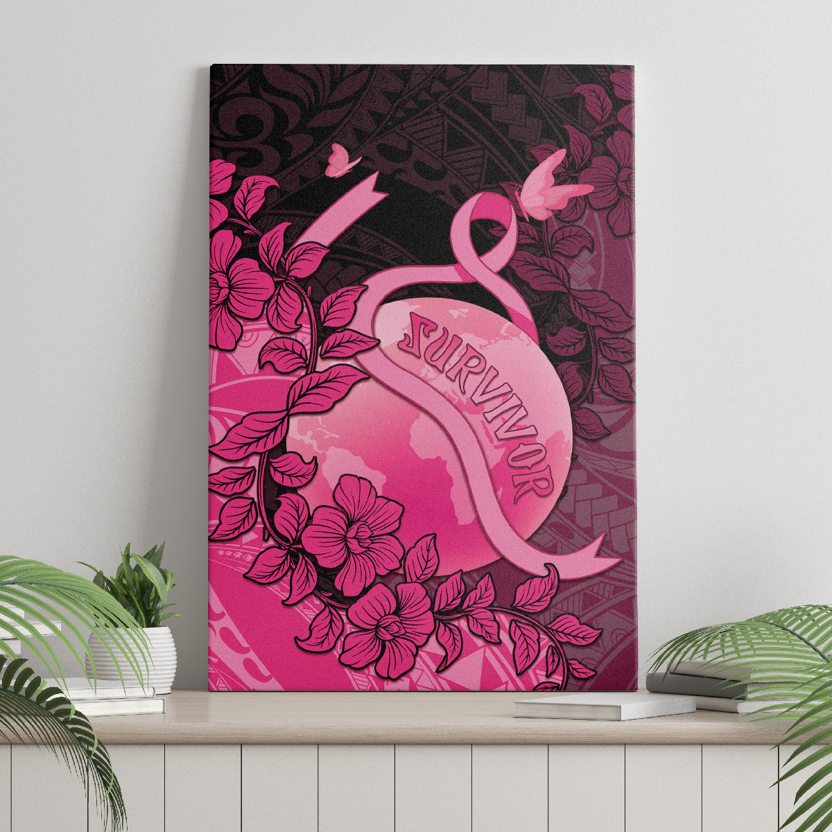 Cancer Fighter Canvas Wall Art I Beat Cancer