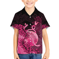 Personalised Cancer Fighter Family Matching Short Sleeve Bodycon Dress and Hawaiian Shirt I Beat Cancer