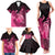 Personalised Cancer Fighter Family Matching Tank Maxi Dress and Hawaiian Shirt I Beat Cancer