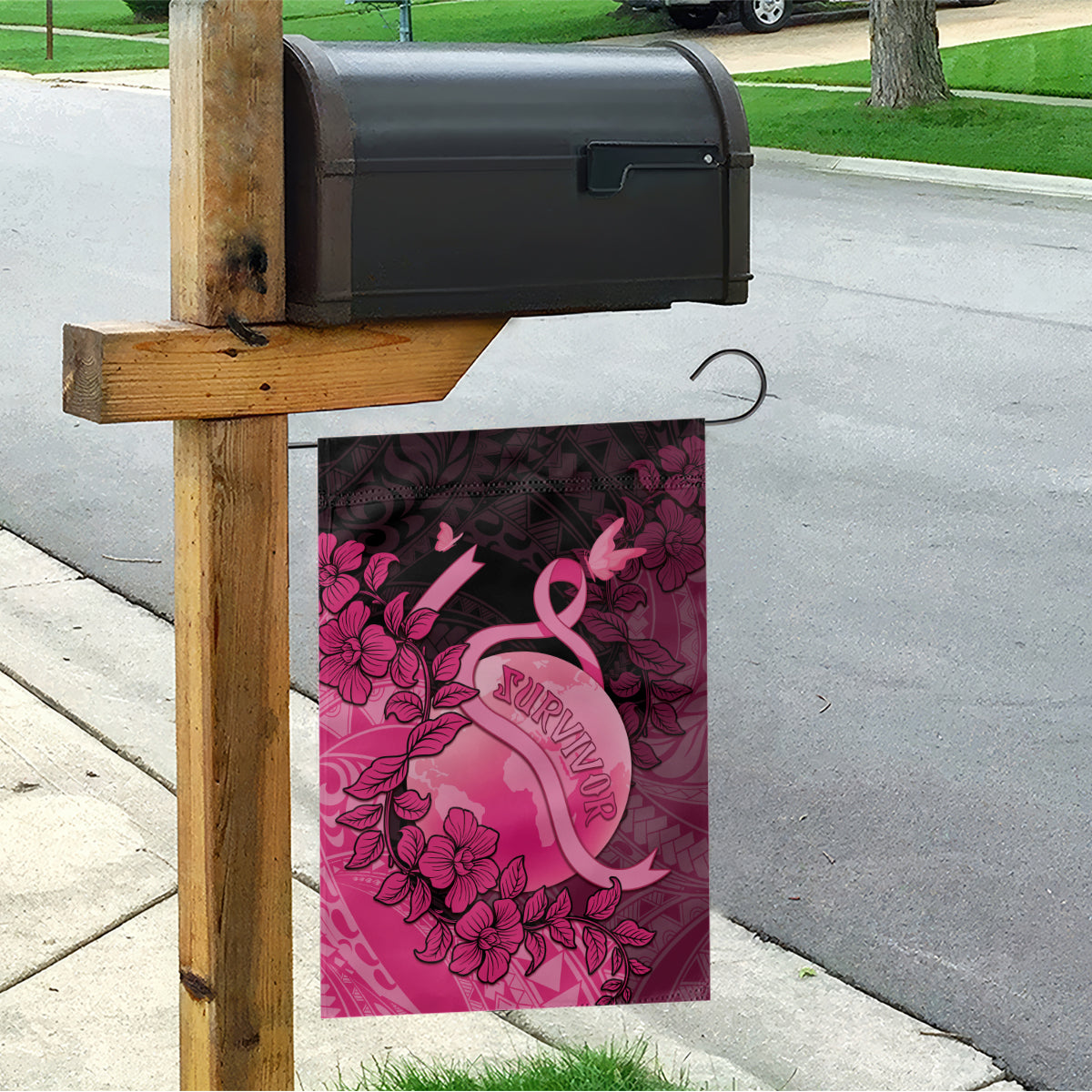 Cancer Fighter Garden Flag I Beat Cancer