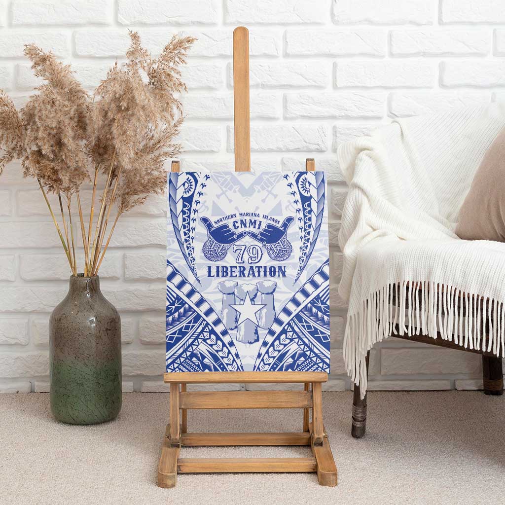 Northern Mariana Islands Liberation Day Canvas Wall Art 79th Anniversary