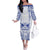 Northern Mariana Islands Liberation Day Family Matching Off The Shoulder Long Sleeve Dress and Hawaiian Shirt 79th Anniversary