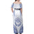 Northern Mariana Islands Liberation Day Family Matching Off Shoulder Maxi Dress and Hawaiian Shirt 79th Anniversary