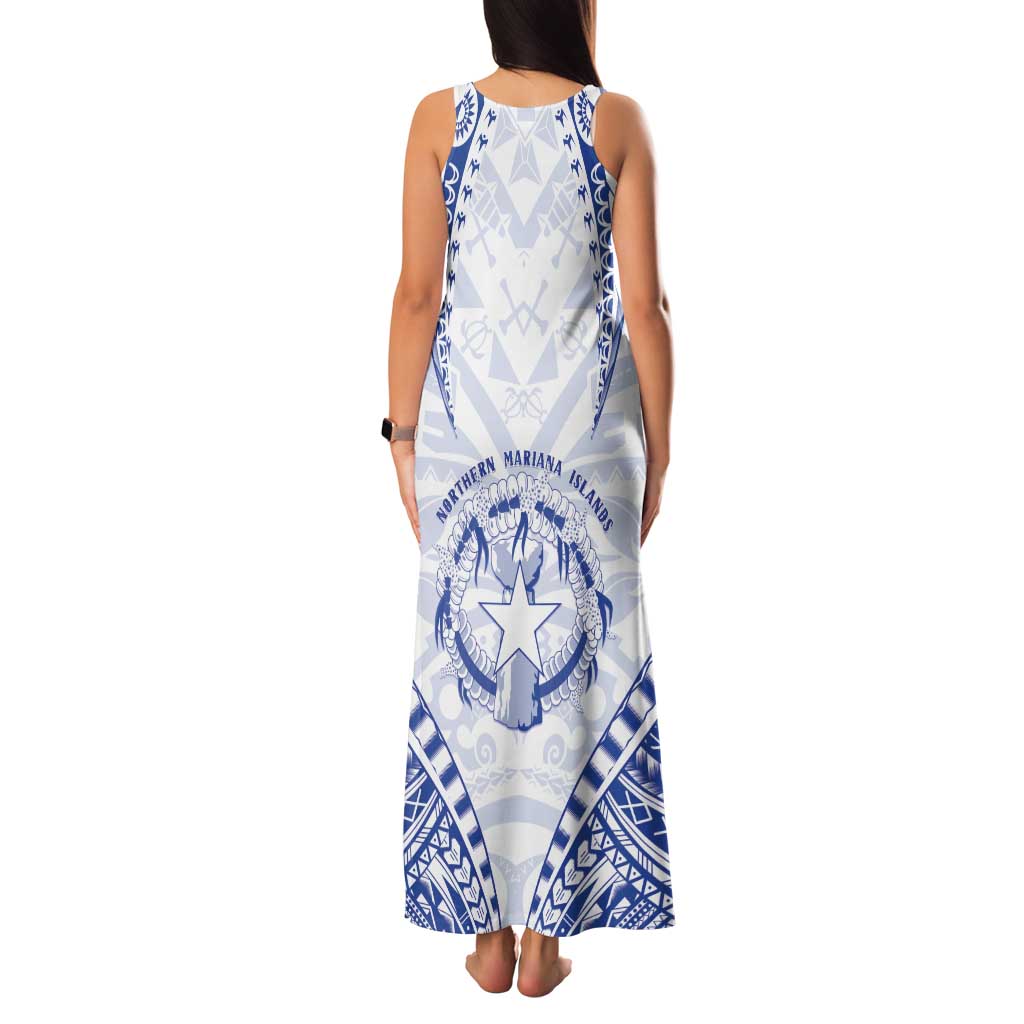 Northern Mariana Islands Liberation Day Family Matching Tank Maxi Dress and Hawaiian Shirt 79th Anniversary