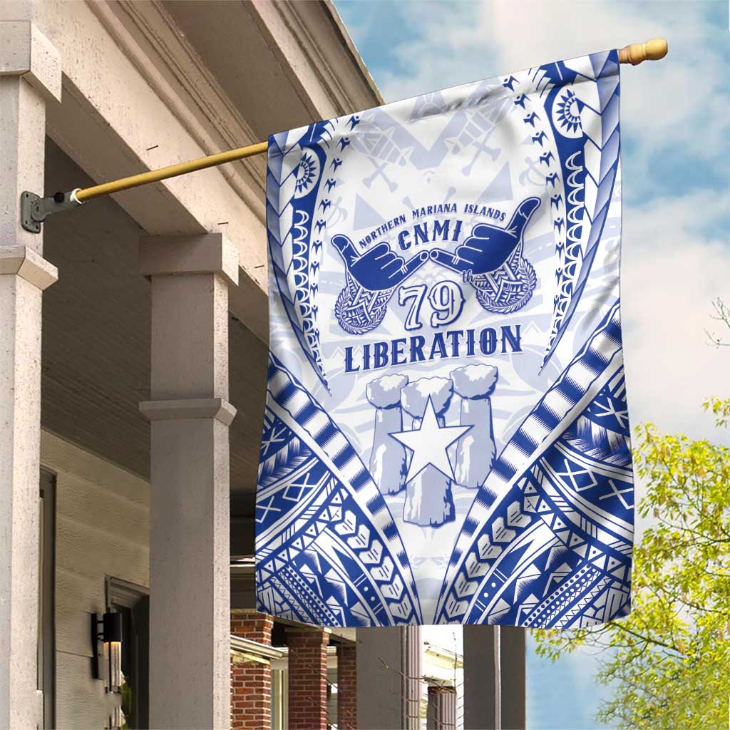 Northern Mariana Islands Liberation Day Garden Flag 79th Anniversary