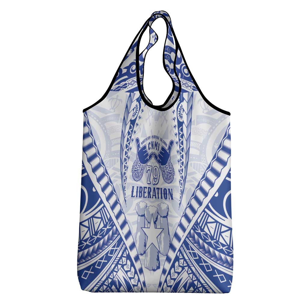 Northern Mariana Islands Liberation Day Grocery Bag 79th Anniversary
