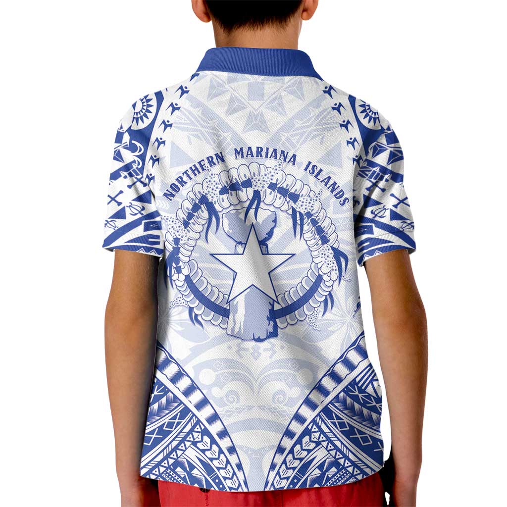 Northern Mariana Islands Liberation Day Kid Polo Shirt 79th Anniversary