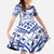 Northern Mariana Islands Liberation Day Kid Short Sleeve Dress 79th Anniversary