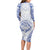 Northern Mariana Islands Liberation Day Long Sleeve Bodycon Dress 79th Anniversary