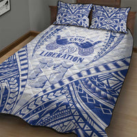Northern Mariana Islands Liberation Day Quilt Bed Set 79th Anniversary