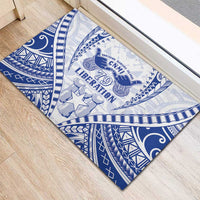 Northern Mariana Islands Liberation Day Rubber Doormat 79th Anniversary