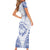 Northern Mariana Islands Liberation Day Short Sleeve Bodycon Dress 79th Anniversary