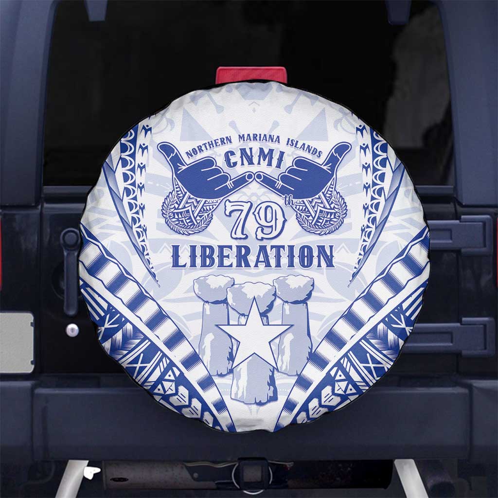 Northern Mariana Islands Liberation Day Spare Tire Cover 79th Anniversary